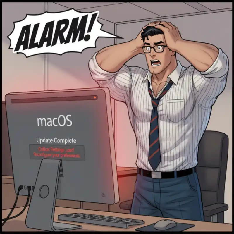 DefaultBrowserGuard Comic: Oh nein, der Standard-Browser wurde zurückgesetzt